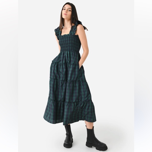 Hill House Blackwatch Ellie Nap Dress-small - Picture 3 of 13